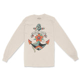 Asbury Park Tattoo Anchor Longsleeve in Natural - front view
