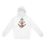 Miami Hoodie in White - front view