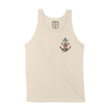 Miami Tattoo Anchor Tank Top Natural front