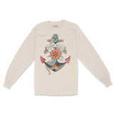 Miami Tattoo Anchor Longsleeve in Natural - front view