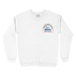 Miami Crewneck in White - front view