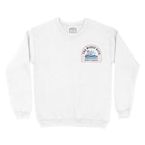 Miami Crewneck in White - front view