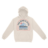Miami Hoodie in Natural - front view