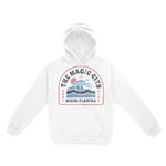 Miami Hoodie in White - front view