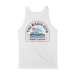 Miami Wave Days Tank Top White back