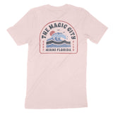 Miami Wave Days T-Shirt Soft Pink back