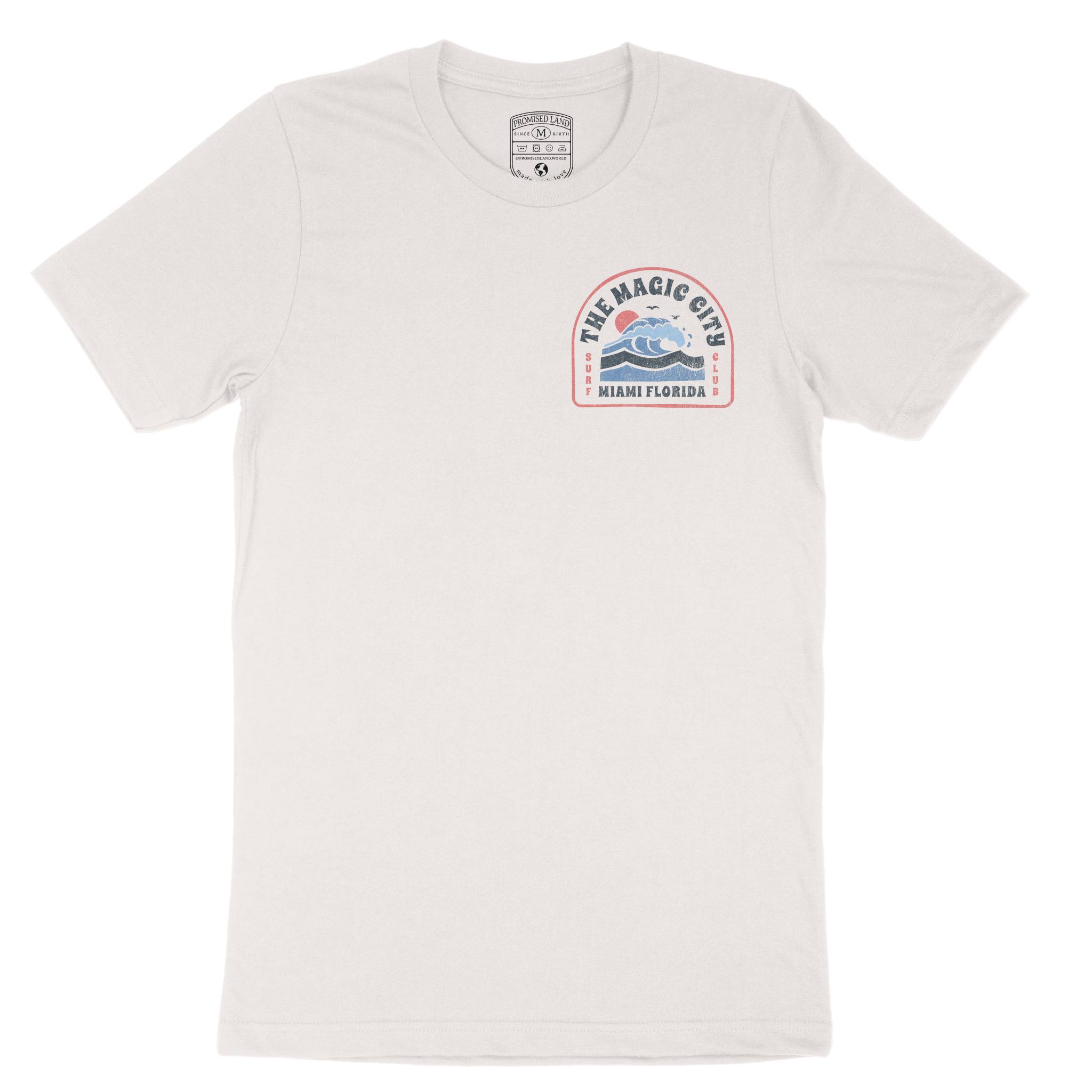 Miami Wave Days T-Shirt in Vintage - front view