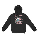 Asbury Park Catch Waves Hoodie in Black - front view