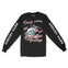 Asbury Park Catch Waves Longsleeve in Black - front with sleeves view