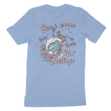 Miami Catch Waves T-Shirt Carolina Blue back