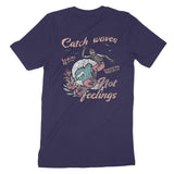 Miami Catch Waves T-Shirt Navy back