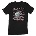 Miami Catch Waves T-Shirt Vintage Black back