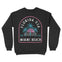 Miami Crewneck in Black - back view