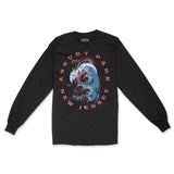Asbury Park Wave Snake Longsleeve in Black - front view