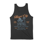 Miami Tank Top in Black - back view