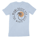 Miami Palm Classic T-Shirt Baby Blue back