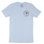 Miami Palm Classic T-Shirt Baby Blue front