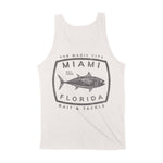 Miami Big Tuna Tank Top in Vintage - back view