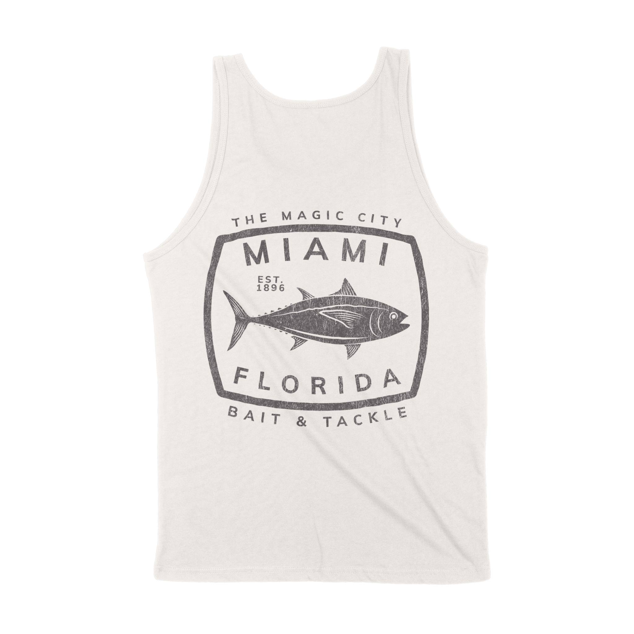 Miami Big Tuna Tank Top in Vintage - back view