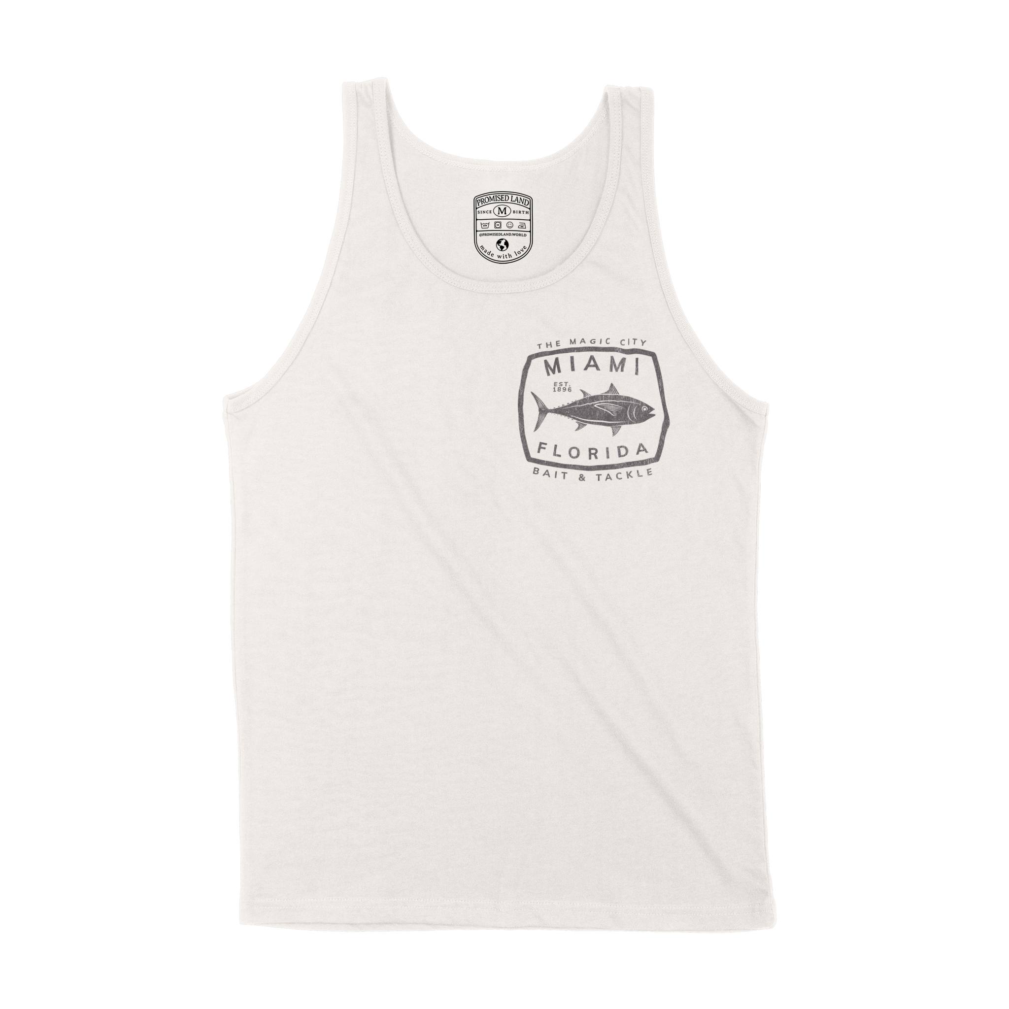 Miami Big Tuna Tank Top in Vintage - front view