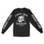 Asbury Park Deadhead Longsleeve in Black - front with sleeves view