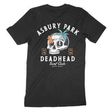 Asbury Park Deadhead T-Shirt in Black - back view