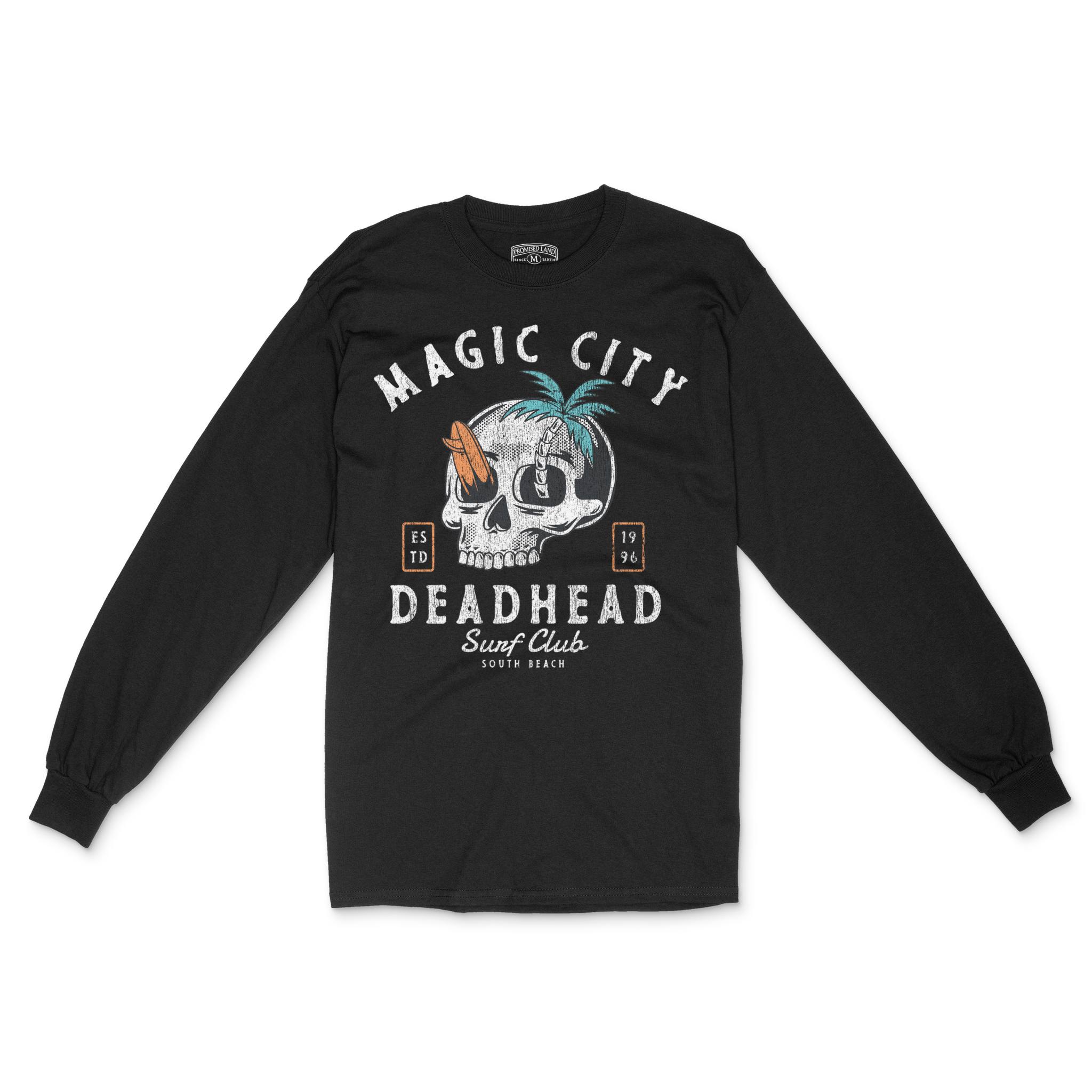 Miami Longsleeve in Black - front view