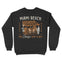 Miami Crewneck in Black - back view