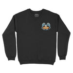 Asbury Park Americana Surf Crewneck in Black - front view