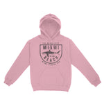 Miami Shark Classic Hoodie Light Pink front