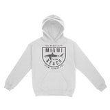 Miami Shark Classic Hoodie White front