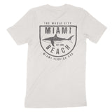 Miami Shark Classic T-Shirt Vintage White back