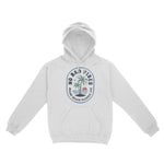 Miami Palm Day Hoodie White front