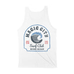 Miami Tank Top in White - back view