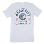 Miami Wavey T-Shirt in Light Blue - back view