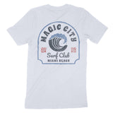 Miami Wavey T-Shirt in Light Blue - back view