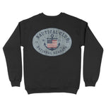 Miami Crewneck in Black - back view