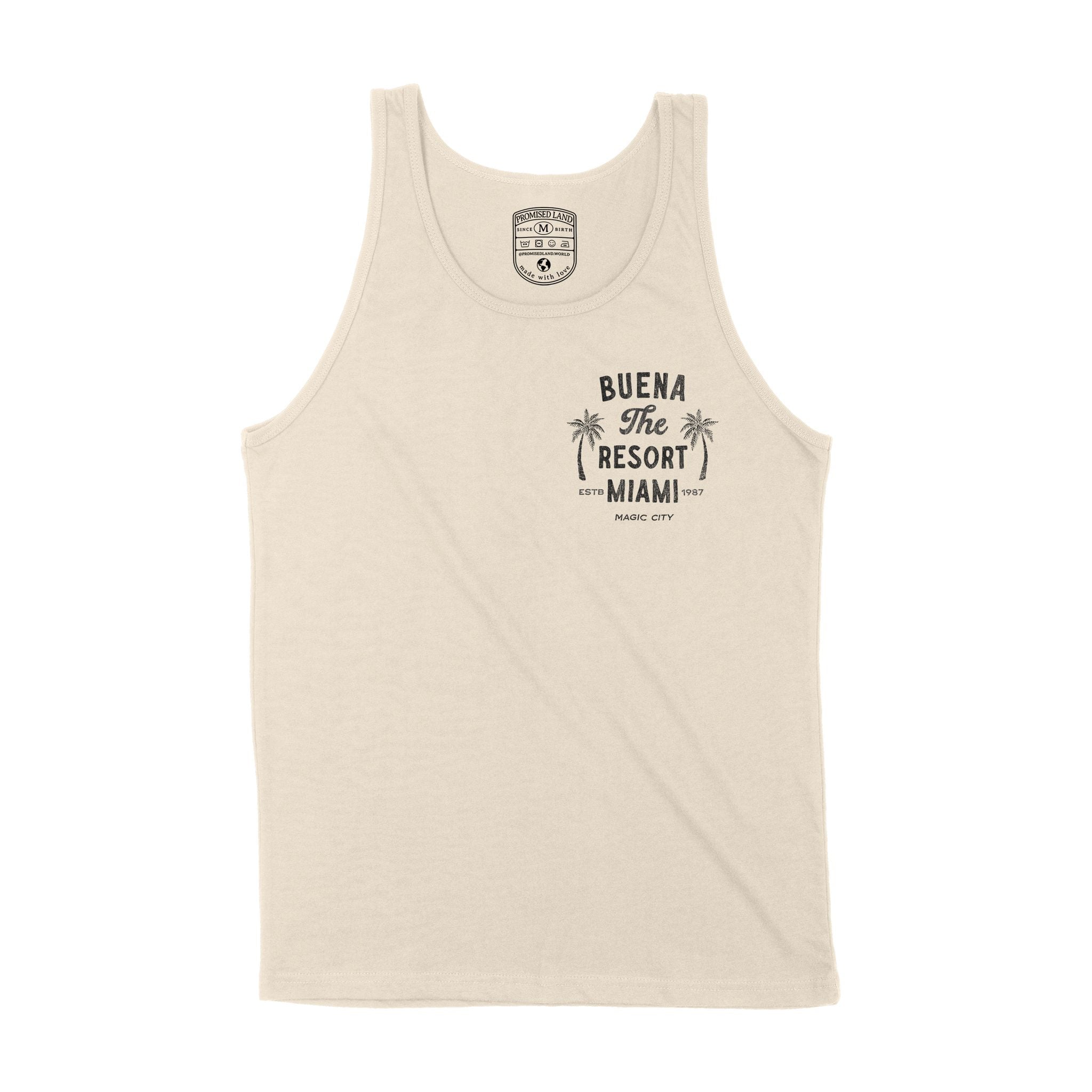 Miami Buena Resort Tank Top Natural front