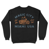Miami Moto Surf 2 Crewneck Black back