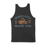 Miami Tank Top in Black - back view