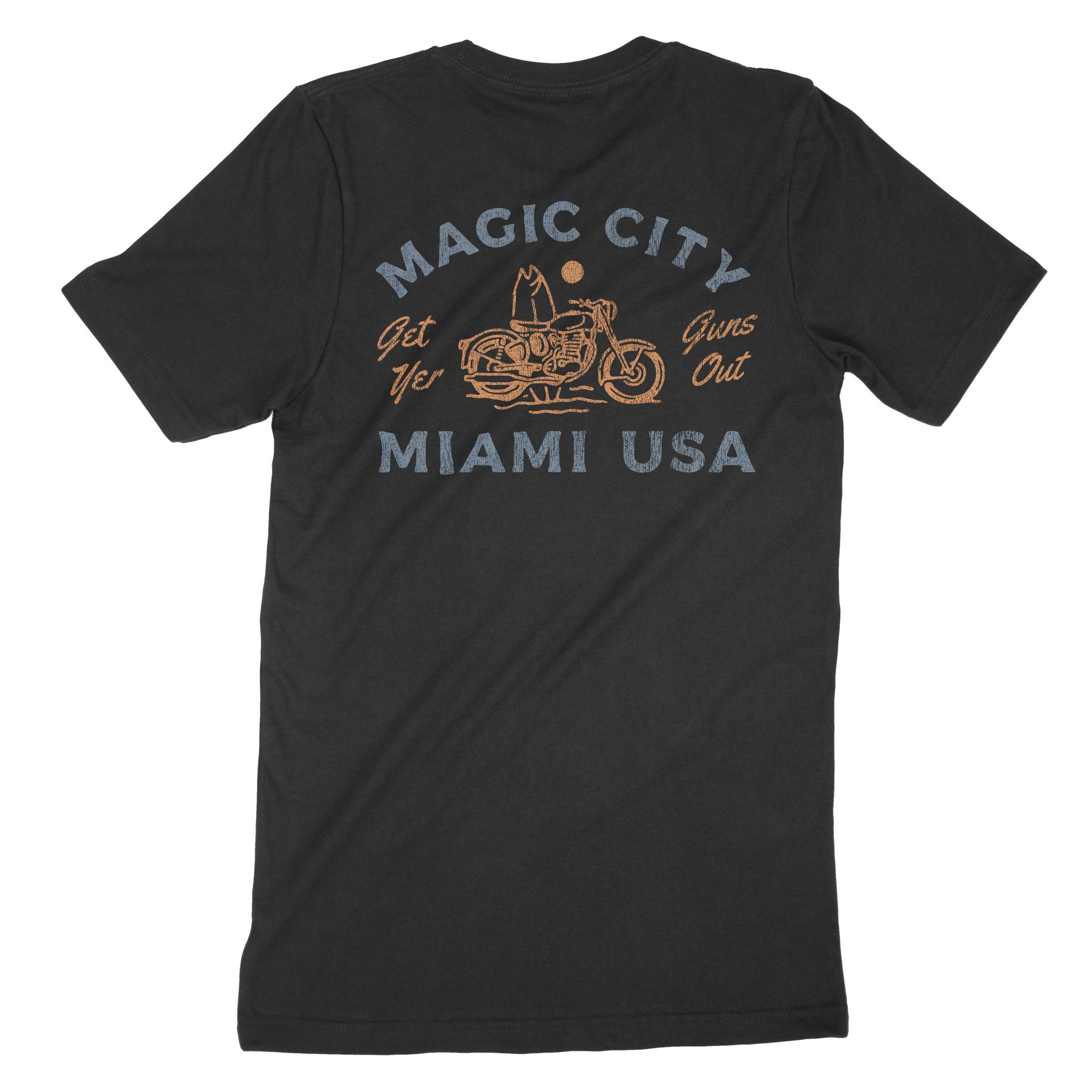 Miami Moto Surf 2 T-Shirt Black back