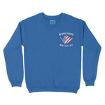 Miami Crewneck in Royal - front view