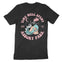 Asbury Park Mermaid Skeleton T-Shirt in Black - back view