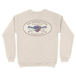 Miami Crewneck in Natural - back view