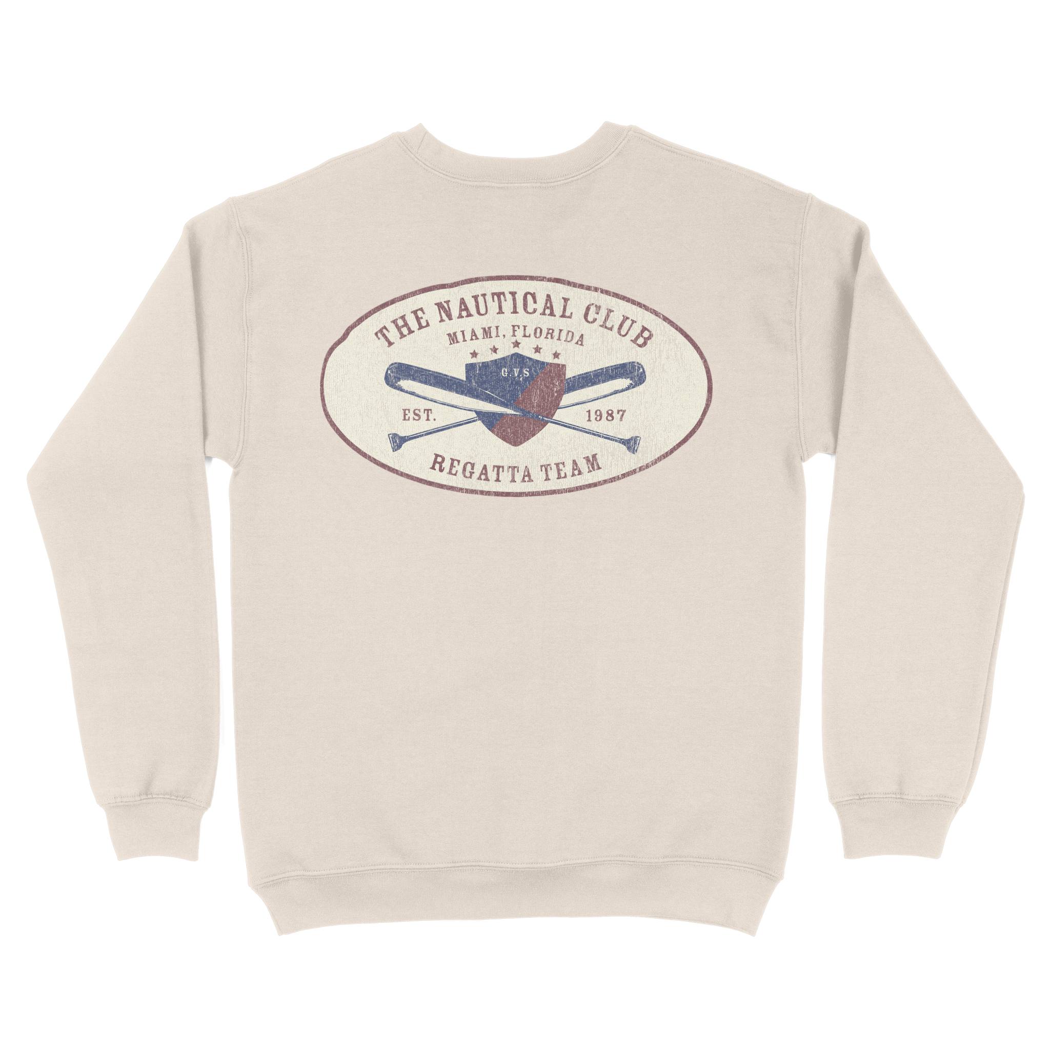 Miami Crewneck in Natural - back view