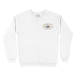 Miami Crewneck in White - front view