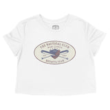 Miami Nautical Cropped Tee White front