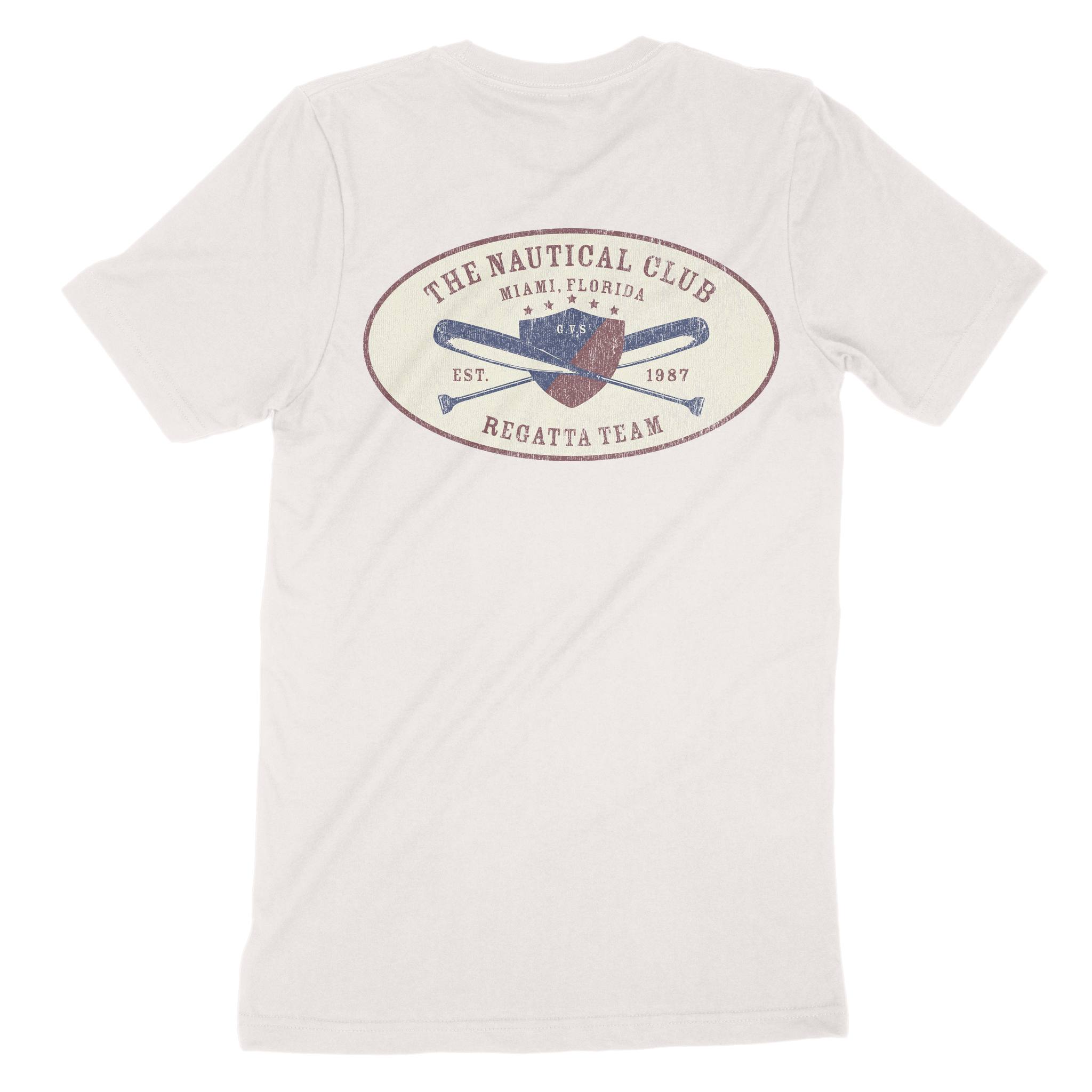 Miami Nautical T-Shirt in Vintage - back view