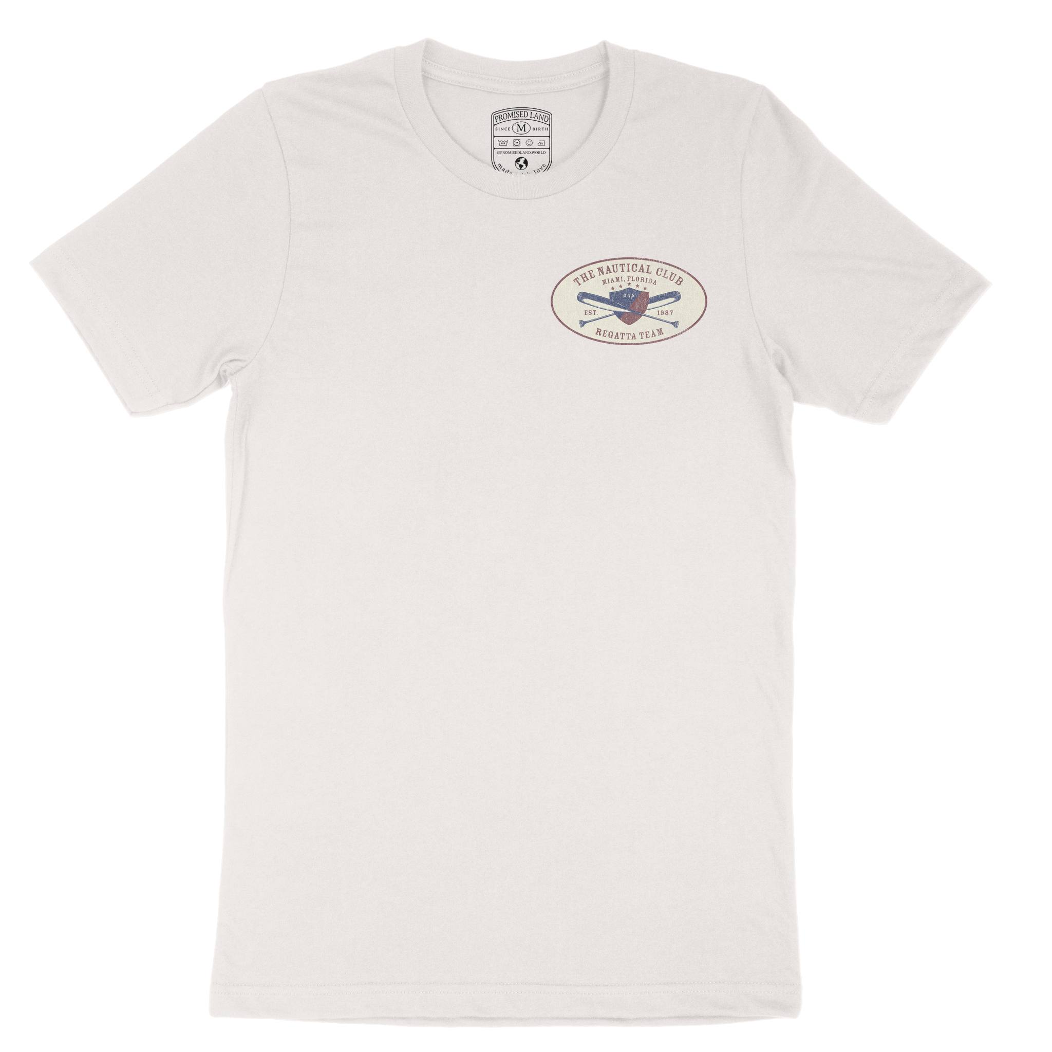 Miami Nautical T-Shirt in Vintage - front view