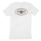 Miami Nautical T-Shirt in White - back view